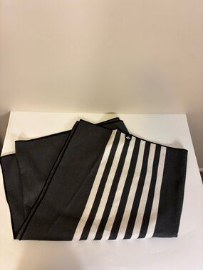 Nomad The Only Towel You Need Charcoal Grey and White Striped Travel Yoga Towel